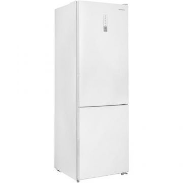 Combina frigorifica Daewoo DNF-310MEW, 310 l, Total No Frost, Control electronic, Iluminare LED, Clasa E, H 188 cm (Alb)