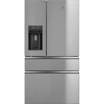 Combina frigorifica Electrolux LLI9VE54X0, 617 l, Functie Fast Freeze, No Frost, Dozator de apa, Clasa E, H 178.1 cm, Argintiu Combina frigorifica Electrolux LLI9VE54X0, 617 l, Functie Fast Freeze, No Frost, Dozator de apa, Clasa E, H 178.1 cm, Argintiu
