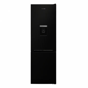 Combina Frigorifica HC-V2701BKWDE++ 268l Less Frost Clasa E Control Mecanic Dozator Apa Negru