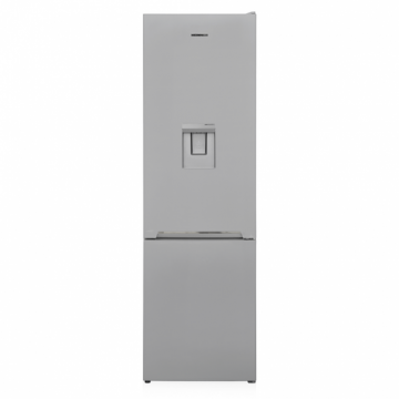 Combina frigorifica Heinner HC-V288SWDE++, 288 l, Clasa E, Less Frost, Dozator de apa, Lumina LED, Usi reversibile, H 180 cm (Argintiu)