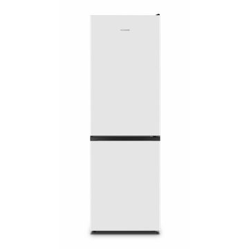 Combina frigorifica Heinner HCNF-HS304E++, Full No Frost, sistem Multi Air Flow, clasa de eficienta energetica E, capacitate totala: 304L, capacitate frigider: 207L, capacitate congelator: 97L, control electronic cu display in interior, functie Vacanta,