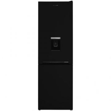 Combina frigorifica Heinner HCNF-V291BKWDE++, 294 l, No Frost, Clasa E, Dozator de apa, Display interior, Freezer Shield, control electronic, Iluminare LED, H 186 cm (Negru)