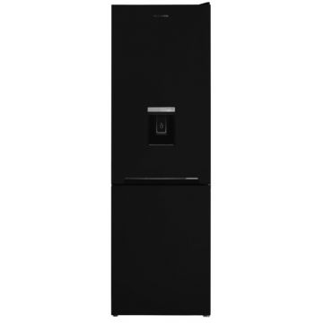 Combina frigorifica Heinner HCNF-V291BKWDE++, 294 l, No Frost, Dozator de apa, H 186 cm, Clasa E, Negru