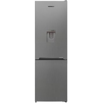 Combina frigorifica Heinner HCNF-V291XWDE++, 294 l, No Frost, Dozator de apa, H 186 cm, Clasa E, Argintiu