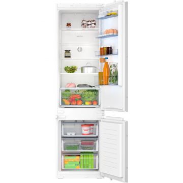 Combina frigorifica incorporabila Bosch KIN96NSE0, 290 l, No Frost, Clasa E, Iluminare LED, H 194 cm, Super racire
