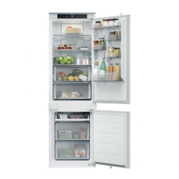 Combina frigorifica incorporabila CANDY Fresco 400 ECNBQT3518E, 251 l, No Frost, Clasa E, Continut inteligent, hOn, H 177.2 cm (Alb)