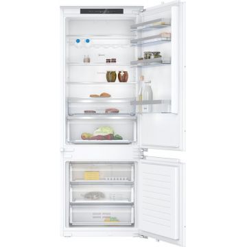 Combina frigorifica incorporabila Neff KB7962FE0, 383 l, No Frost, SuperCooling, HomeConnect, FreshSafe, Clasa E, H 193.5 cm (Alb)