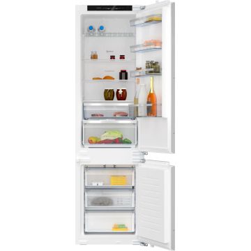 Combina frigorifica incorporabila NEFF KI7962FD0, 290 l, NoFrost, Clasa D, Lumina LED, Fresh Zone, H 193.5 cm (Alb)