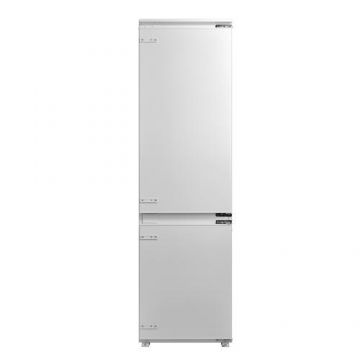 Combina frigorifica incorporabila Samus SCBI395NFE, 300 l, Clasa E, Lumina LED, Full No Frost, Super Freeze, Usi reversibile (Alb)
