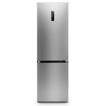 Combina frigorifica LDK CF-320NFDI IX, Capacitate 320 l, No Frost, Control Touch, Racire rapida, Congelare rapida, Mod Inteligent, H 185 cm (Inox)
