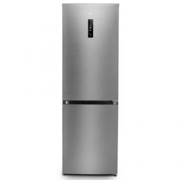 Combina frigorifica LDK CF-344NFDI IX, Capacitate 344 l, No Frost, Control Touch, Racire rapida, Congelare rapida, Mod Inteligent, H 195 cm (Inox)