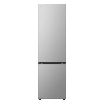 Combina Frigorifica LG, 387 l, No Frost, E-Micom,, DoorCooling+ Compresor Smart Inverter, SmartThinQ, Clasa E, H 203 cm, Argintiu