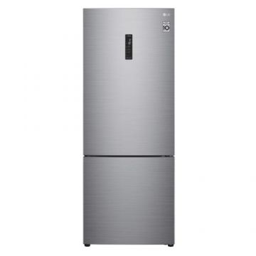 Combina frigorifica LG GBB566PZHMN, Clasa E, Capacitate 462 l, No Frost, Compresor Smart Inverter, ThinQ, DoorCooling (Argintiu)