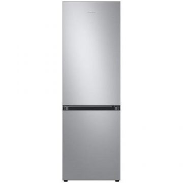 Combina frigorifica Samsung RB34C600CSA/EF, 344 l, Clasa C, Total No Frost, All-Around Cooling, Compresor Digital Inverter, WiFi, AI Energy, Smart Control, H 185 cm, Inox