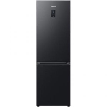 Combina frigorifica Samsung RB34C675EBN/EF, 344 l, No Frost, All Around Cooling, Optimal Fresh+, WIFI, AI Energy, Clasa E, Compresor Digital Inverter, H 185.3 cm (Negru)