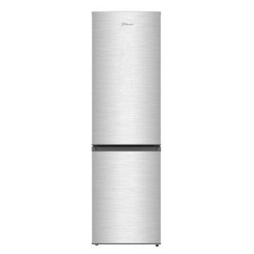 Combina frigorifica STARCREST SC-170IX-E, 170 L, Clasa E, Less Frost, Termostat reglabil, Iluminare LED, Suprafata Inox antiamprenta, Picioare ajustabile, Usi reversibile, H 151.8 cm, Inox