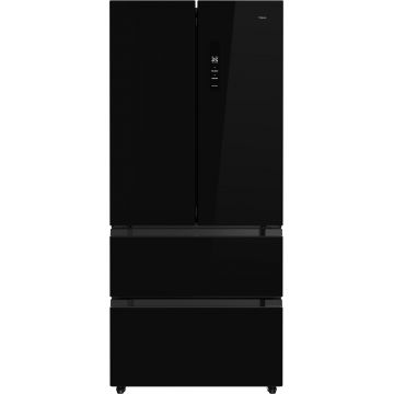 Combina frigorifica Teka RFD 77825 GBK EU NoFrost  4 usi  516 litri  IonClean  Clasa E  cristal black