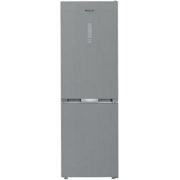 Combina frigorifica Whirlpool WHK 26362 XP5E, No Frost, 316 l, H 186.5 cm, Mod vacanta, Clasa D, Culoare Inox