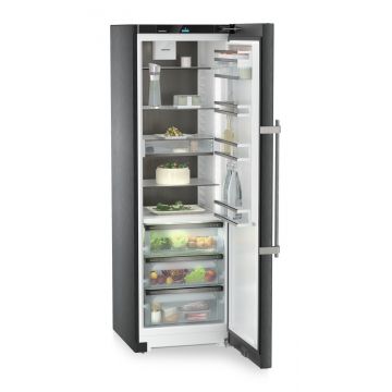 Frigider cu o usa Liebherr Prime RBbsb 525i BioFresh SuperSilent 386 litri clasa B Black Steel
