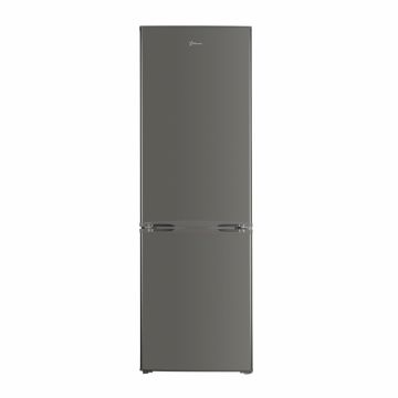 RESIGILAT - Combina frigorifica STARCREST SCF-312IX, 315L, Clasa F, Less Frost, Termostat reglabil, Iluminare LED, Picioare ajustabile, Usi reversibile, H 185 cm, Inox