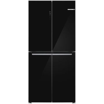 Side by Side Bosch KMC85LBEA, No Frost, Iluminare LED,  547 l, Negru, Clasa E