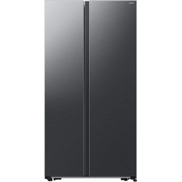 Side by Side Samsung RS57DG400EB4EO, 583 l, No Frost, Iluminare Top LED, Wi-Fi, Negru, Clasa E