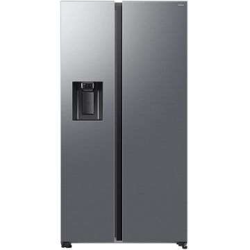 Side by Side Samsung RS70F64KETEO, 640 l, All Around & Metal Cooling, Silver, Clasa E
