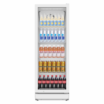 Vitrina frigorifica profesionala STARCREST SPS-300WH, 300 L, Termostat reglabil, Iluminare LED, H 169.5 cm, Alb