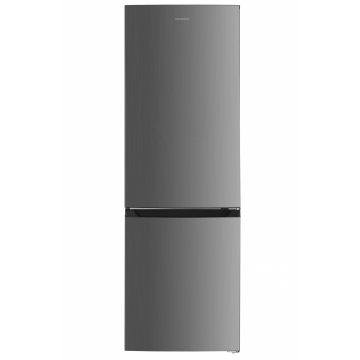 Combina frigorifica HEINNER HCNF-HM293INVXE++, No Frost, 293 l, Clasa E, Nu, Compresor inverter, Aspect inox